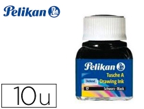 Tinta china Pelikan colores surtidos bote