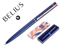 Boligrafo Belius rose aluminio color azul