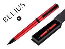 Boligrafo Belius turbo aluminio color rojo