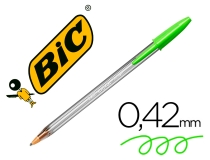 Boligrafo Bic cristal fun verde