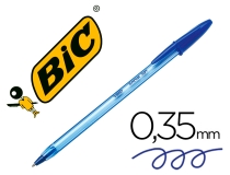 Boligrafo Bic cristal soft azul 