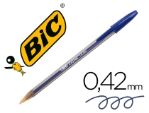 Boligrafo Bic cristal x-large tinta 