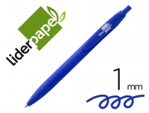 Boligrafo Liderpapel soft touch retractil