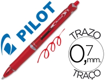 Boligrafo Pilot acroball rojo tinta aceite