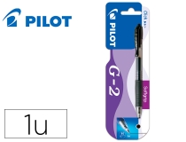 Boligrafo Pilot g-2 negro tinta