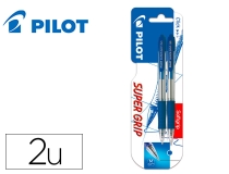 Boligrafo Pilot super grip azul