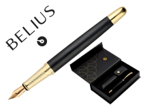 Pluma y estuche cuero Belius