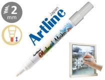 Rotulador Glass marker borrable, para  Artline EPG-4-BLAN