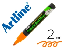 Rotulador Artline pizarra epd-4 color naranja