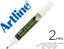 Rotulador Artline pizarra epd-4 color blanco