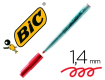 Rotulador Bic velleda para pizarra rojo