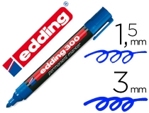 Rotulador Edding marcador permanente 300 azul