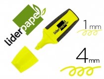 Rotulador Liderpapel mini fluorescente amarillo