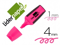 Rotulador Liderpapel mini fluorescente rosa