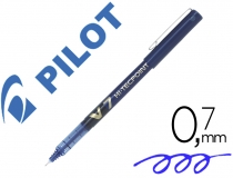 Rotulador Pilot punta aguja v-7 azul