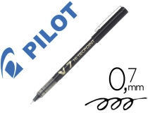 Rotulador Pilot punta aguja v-7 negro