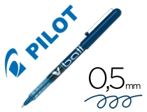 Rotulador Pilot roller v-ball azul 0.5