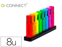 Rotulador Q-connect fluorescente neon punta