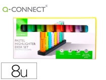 Rotulador Q-connect fluorescente pastel punta