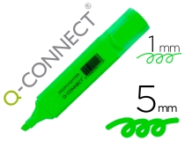 Rotulador Q-connect fluorescente verde