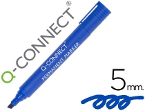 Rotulador Q-connect marcador permanente azul