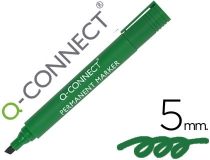 Rotulador Q-connect marcador permanente verde