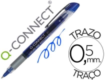 Rotulador Q-connect roller ball azul