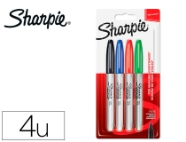 Rotulador Sharpie permanente fino blister