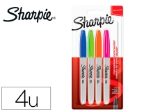 Rotulador Sharpie permanente fino blister 