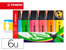 Rotulador Stabilo boss fluorescente 70 estuche