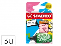 Rotulador Stabilo boss mini fluorescente