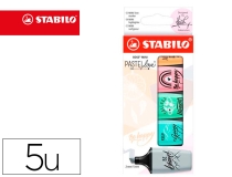 Rotulador Stabilo boss fluorescente 70 pastel azul nublado 70 111 , azul  pastel