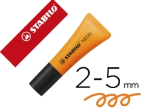 Rotulador Stabilo fluorescente 72 naranja