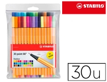 Rotulador Stabilo point 88 colores neon