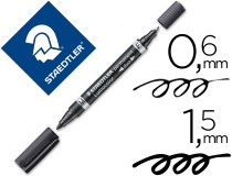 Rotulador Staedtler lumocolor permanente duo