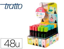 Rotulador Tratto video pastel fluorescente expositor