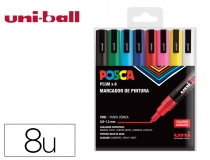 Rotulador uni Posca pc-3m 8c