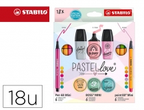 Set Stabilo pastel love mini
