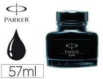 Tinta estilografica Parker negra bote