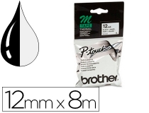 Cinta Brother mk-231 blanco-negro 12mm