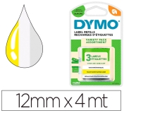 Cinta Dymo metalizada letratag 12mm