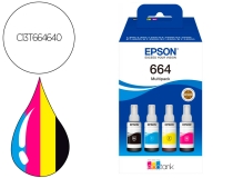 Ink-Epson 664 4 clr multipack (bk