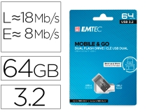 Memoria Emtec usb 3.2 dual 