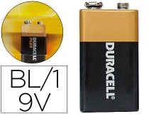 Pila Duracell alcalina plus 9v blister