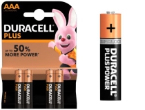 Pila Duracell alcalina plus AAa blister