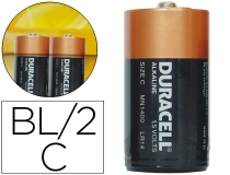 Pila Duracell alcalina plus c blister