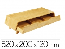 Soporte para pantalla Cep bambu