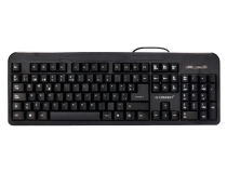 Teclado Q-connect negro con cable 1,5