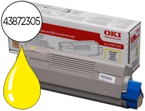 Toner Oki c5650 5750 amarillo 2000