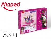 Caja regalo Maped barbie 35 piezas